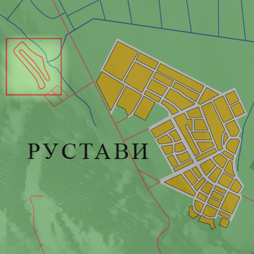 Расположение трассы Рустави